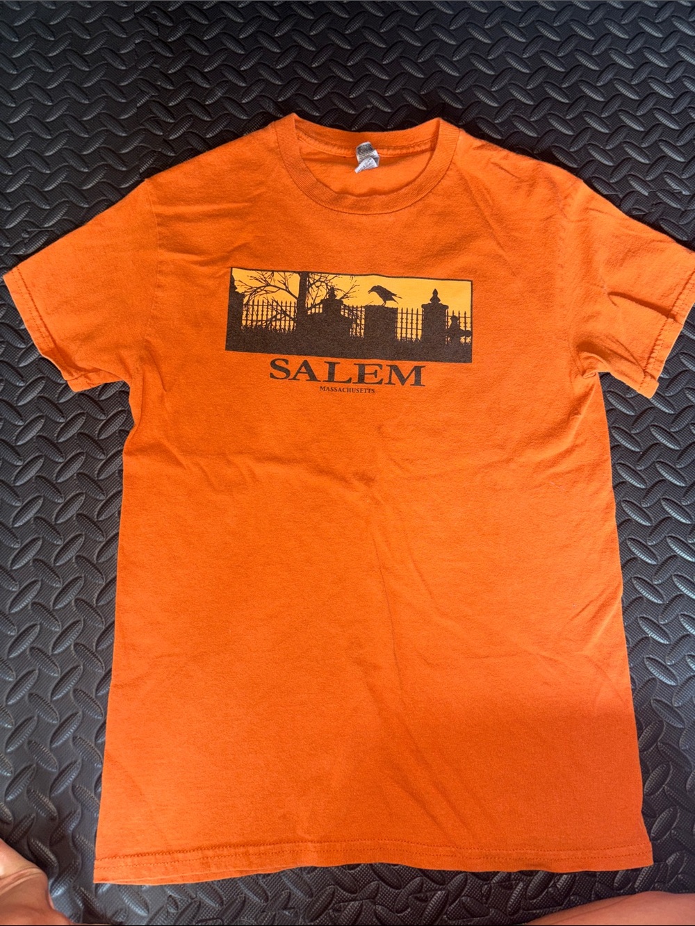 Salem ,MA Orange Graphic Tee